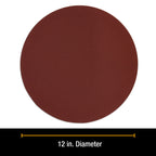 Premium 12" PSA Sanding Discs - 120 Grit (Box of 5) - Sandpaper Discs with Self Adhesive, Fast Cutting Aluminum Oxide, Drywall, Floor, Wood