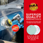 1500 Grit - 2" Gold Hook & Loop Sanding Discs for DA Sanders - Box of 30