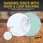 2000 Grit - 3" Gold Hook & Loop Sanding Discs for DA Sanders - Box of 30