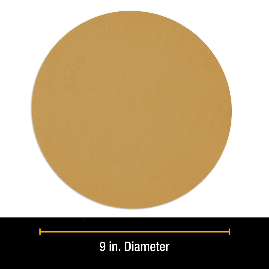 Premium 9" Drywall Sanding Discs, 120 Grit (Box of 10), Sandpaper Discs with Hook & Loop Backing, Aluminum Oxide Abrasive, For Power Sanders