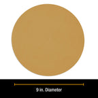 Premium 9" Drywall Sanding Disc Variety Pack Box - 60, 80, 120, 180, 240 Grit (2 Discs Each, 10 Total), Hook & Loop Aluminum Oxide Sandpaper