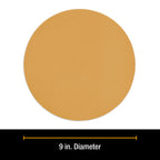 Premium 9" Drywall PSA Sanding Discs Variety Pack Box - 60, 80, 120, 180, 240 Grit (2 Each, 10 Total) - Self Adhesive Sandpaper For Sander