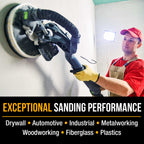 Premium 9" Drywall PSA Sanding Discs Variety Pack Box - 60, 80, 120, 180, 240 Grit (2 Each, 10 Total) - Self Adhesive Sandpaper For Sander