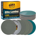 Elite Lumina 6" Foam Sanding Discs,Grits 1500 2000 2500 3000 5000, 15 Disc Variety Pack