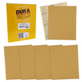 600 Grit, Full Size 9" x 11" Sheets, Wood Workers Gold - Box of 10 Sheets - Hand Sand Block Sanding, Cut to Use On Sanders