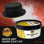 Premium White Dry Guide Coat Kit, 7 Ounces (200 Grams) - Powder that Instantly Highlights Auto Bodyshop Repair Surface Imperfections, Defects