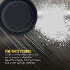 Premium White Dry Guide Coat Kit, 7 Ounces (200 Grams) - Powder that Instantly Highlights Auto Bodyshop Repair Surface Imperfections, Defects