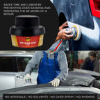 Premium Red Dry Guide Coat Kit, 7 Ounces (200 Grams) - Powder That Instantly Highlights Auto Bodyshop Repair Surface Imperfections, Defects