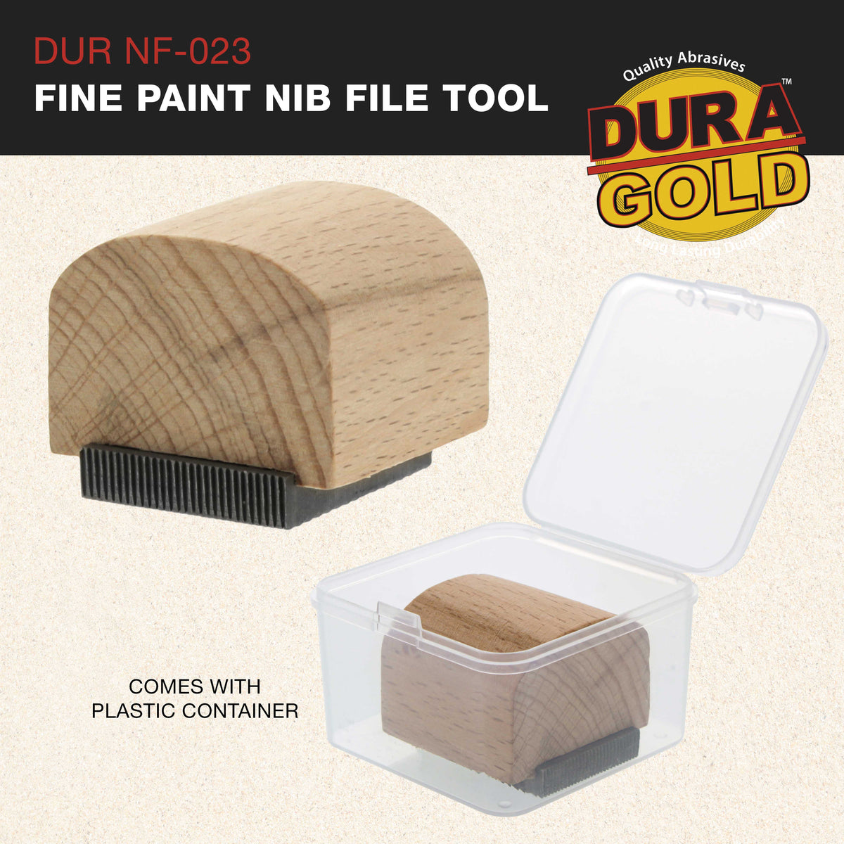 '- Fine Paint Nib File Tool - Fix Paint Imperfections, Shave Off Surface Defects - Remove Runs, Dust, Dirt, Debris - Auto Car Finish Repair
