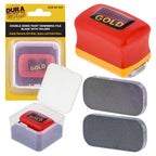 Double-Sided Denibbing File with Magnetic Holder - Professional Automotive Paint Nib & Run Remover Tool - Shave Off Surface Defects Imperfections, Remove Runs, Sags, Dust Dirt, Car Detailing