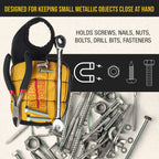 Magnetic Wristband with Super Strong Magnets - Wrist Support Tool Belt that Holds Fasteners, Nails, Screws, Drill Bits - Mechanic, Handyman