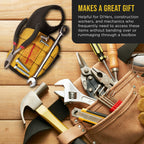 Magnetic Wristband with Super Strong Magnets - Wrist Support Tool Belt that Holds Fasteners, Nails, Screws, Drill Bits - Mechanic, Handyman