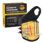 Magnetic Wristband with Super Strong Magnets - Wrist Support Tool Belt that Holds Fasteners, Nails, Screws, Drill Bits - Mechanic, Handyman
