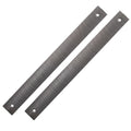 14" Flexible Flat Bastard File Blade, Double-Sided with 9 Teeth Per Inch, Pack of 2 - Mounting Holes for Adjustable Body File Holder