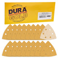 Triangle Mouse Sanding Sheets - 1500 Grit (Box of 18) - 6 Hole Pattern Hook & Loop Triangular Shaped Discs - Aluminum Oxide Sandpaper