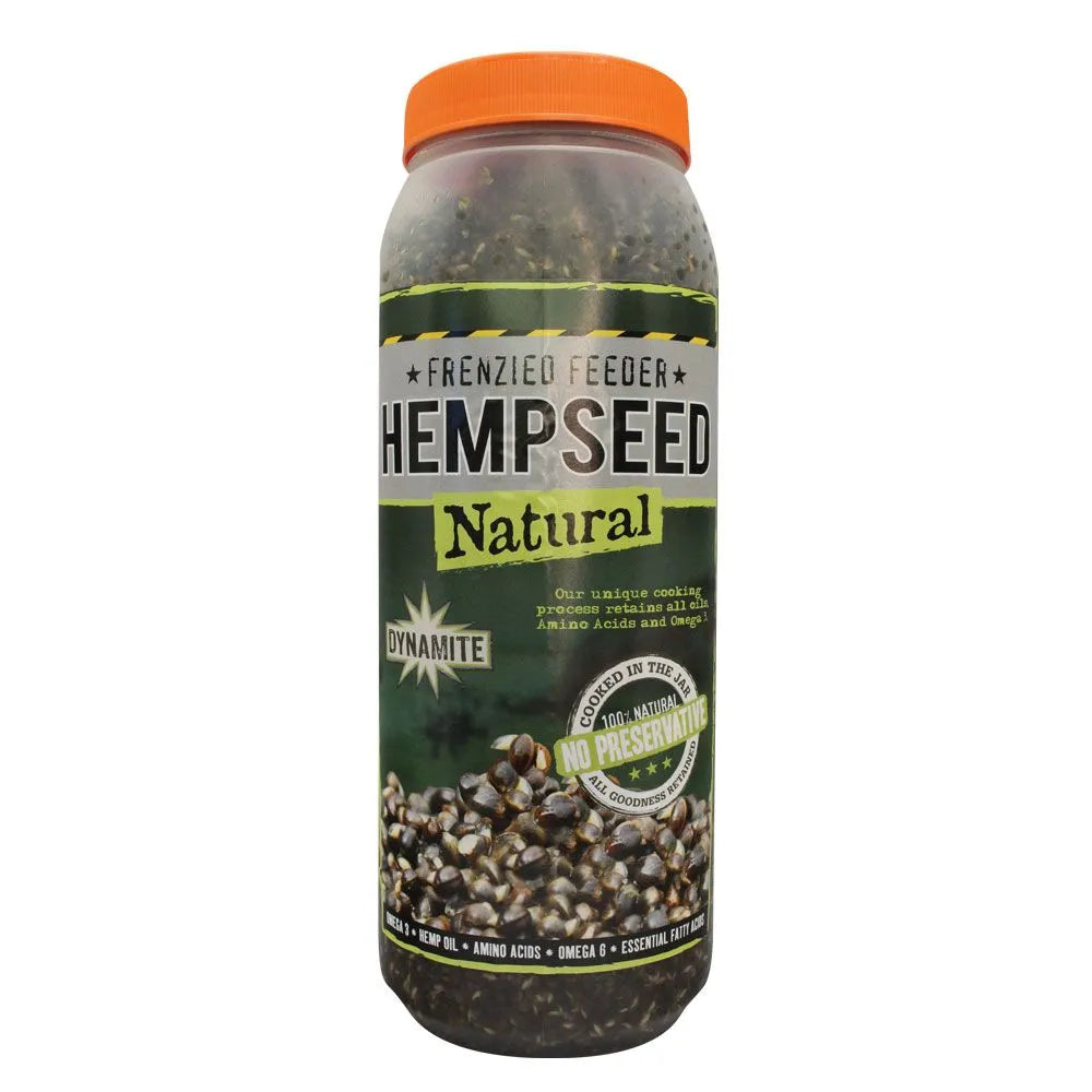 Dynamite Baits Frenzied Feeder Hempseed Jar 2.5litres