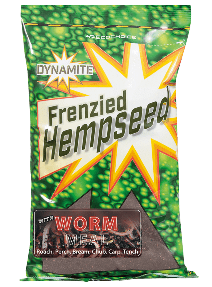 Dynamite Baits Frenzied Hempseed With Worm Meal Groundbait
