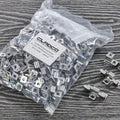 Cladco Composite Decking Stainless Steel Clips + M4 x 30 Stainless Steel Wood Screws (Pack of 100)