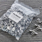 Cladco Composite Decking Stainless Steel Clips + M4 x 30 Stainless Steel Wood Screws (Pack of 100)