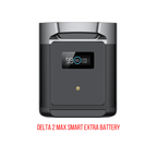 EcoFlow Delta 2 Max With Extra Battery 4096Wh 2400W LiFePO4 Solar Generator + 200W Portable Monocrystalline Solar Panels Kit