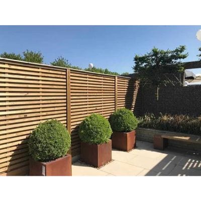 Frameless Venetian Hit and Miss Fence Panel - All Sizes