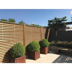 Frameless Venetian Hit and Miss Fence Panel - All Sizes
