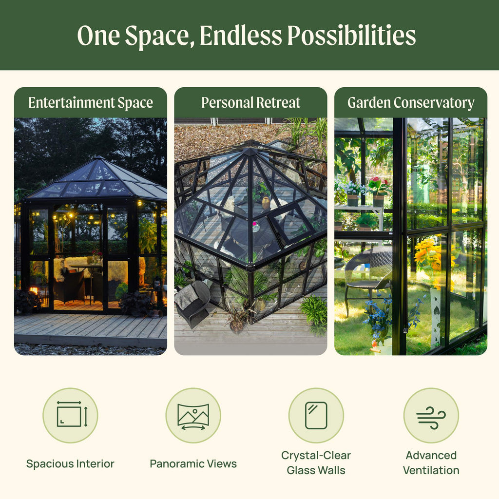 Vego Diamond Pavilion Greenhouse