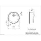 Comfort R18 390 Stainless Steel Inset Kitchen Sink