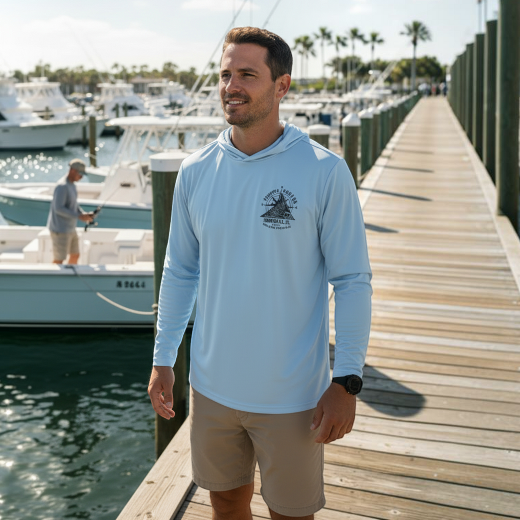Dogfish Long Sleeve Hooded Micro Tailing Redfish