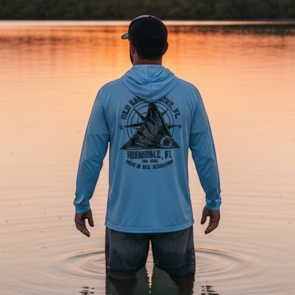 Dogfish Long Sleeve Hooded Micro Tailing Redfish