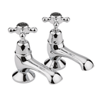 Domed Black Bath Taps