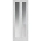 Dominica White Primed Glazed Internal Door - All Sizes