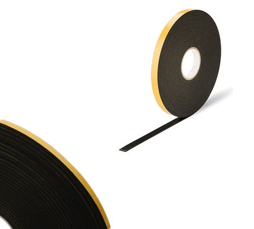 Double Sided Foam Tape - 5mm x 12m - Black