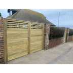 Canterbury Combi Gate Inc Post and Fittings - 1.93m x 1m