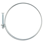 Double Wire Hose Clamp Galvanised 138mm-145mm