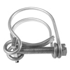 Double Wire Hose Clamp Galvanised 80mm-85mm