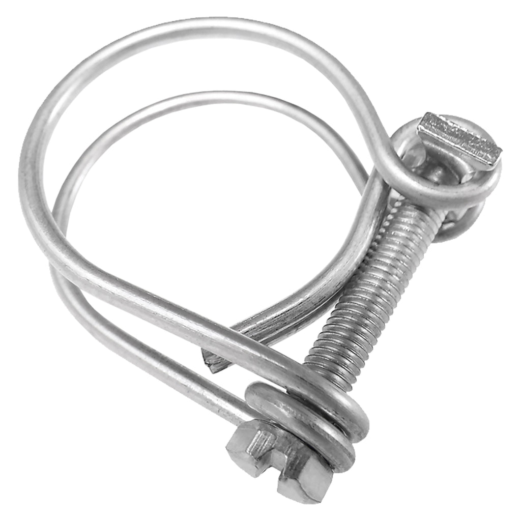 Double Wire Hose Clamp Galvanised 80mm-85mm