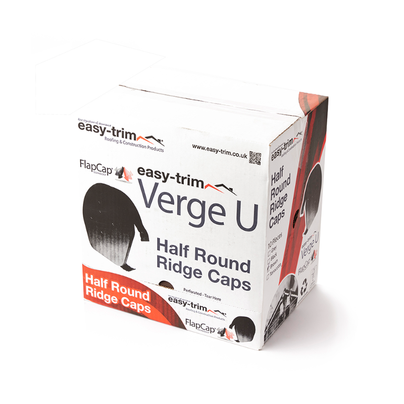 EasyVerge U Dry Verge Domed Half Round Apex