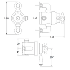 Dual Thermostatic Exposed Valve