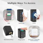 EA 225 Slim Double-Side Weatherproof Smart Lock for UPVC, Composite, Wooden & Aluminium Doors