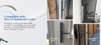 EA 225 Slim Double-Side Weatherproof Smart Lock for UPVC, Composite, Wooden & Aluminium Doors