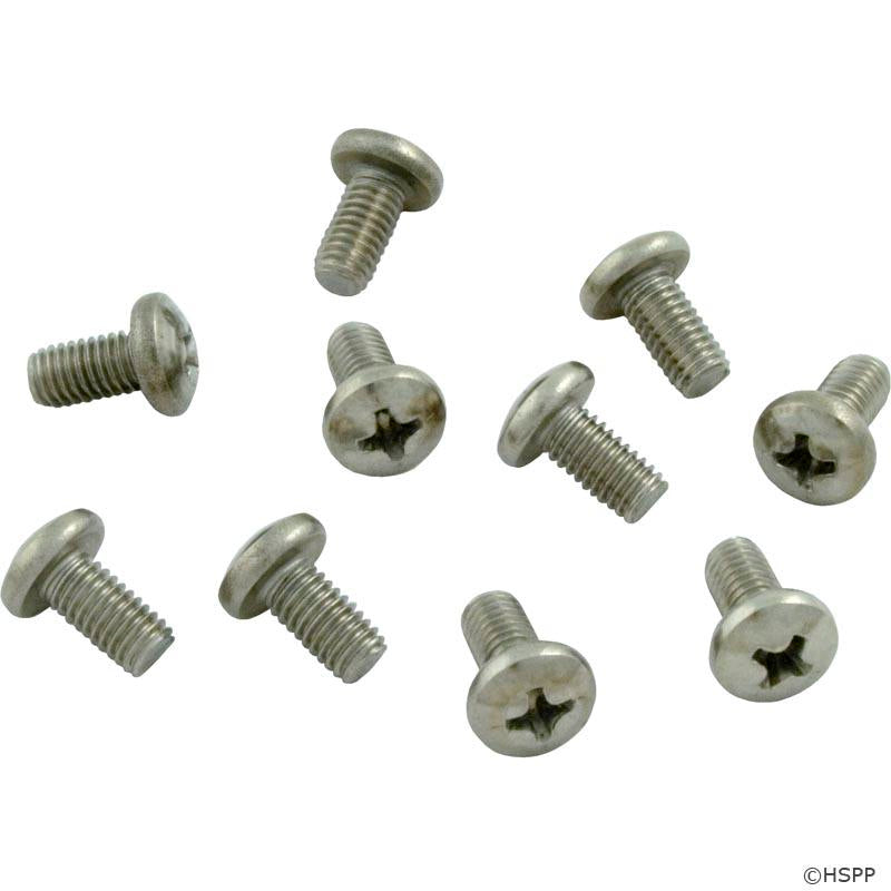 Screws, Pentair Letro Legend Cleaners, Turbine Bearing, qty 10 EC40