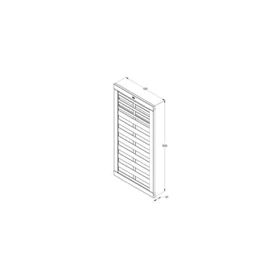 Forest Kyoto Slatted Gate x 6ft (h)