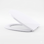 Basics Modern Round UF soft close Toilet seat - White