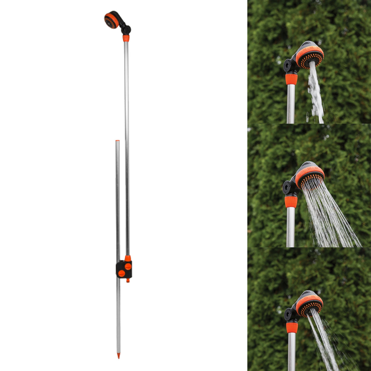 Garden Shower on Stake