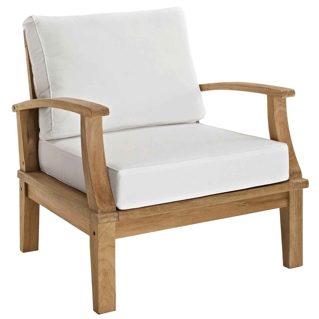 10-Piece Teak Outdoor Seating Set with Cushions – Marina | Modway