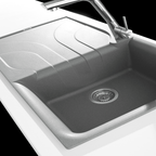 Ego 400 Elleci Granite 1 Bowl Kitchen Sink - All Colors