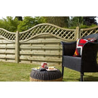 Forest 6ft x 3ft Pressure Treated Decorative Europa Prague Fence Panel