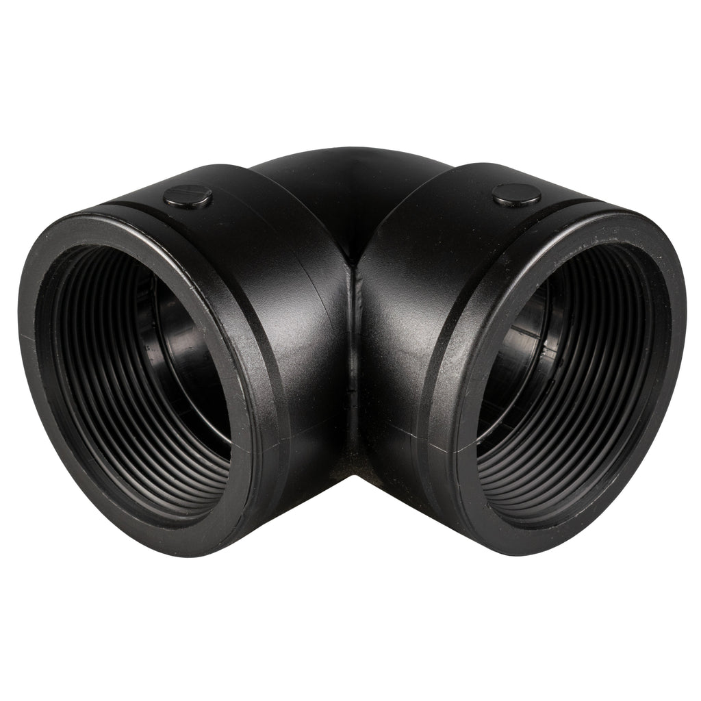 IBC 2” S60X6 Cap with Large Plastic Valve, 2” BSP Elbow and 50mm Barb Straight