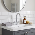 Elmbridge Crosshead Basin Mixer Tap with Click Clack Waste - Chrome